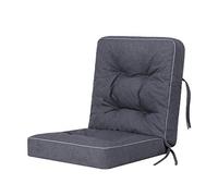 HOBBYGARDEN Coussin pour balancelle de jardin - 110 x 50 cm - Bleu marine