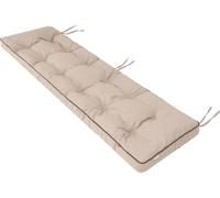 HOBBYGARDEN Coussin pour banc ETNA Coussin d'assise pour banc extérieur/intérieur pour bancs dans la maison et le jardin 120x50
