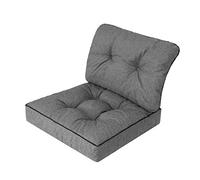 HOBBYGARDEN EmmaTech - Coussin - Salon de Jardin Exterieur - Galette de Chaise - Salon de Jardin - Coussin Chaise - Coussin de Chaise - Jardin - Chaise rotin - Fauteuil rotin - Coussin Fauteuil rotin