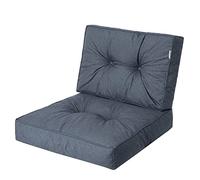 HOBBYGARDEN Kaja - Coussin - Salon de Jardin Exterieur - Galette de Chaise - Salon de Jardin - Coussin Chaise - Coussin de Chaise - Jardin - Fauteuil rotin - Coussin Fauteuil rotin - Coussin Fauteuil