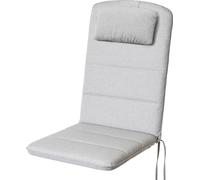 HOBBYGARDEN outdoor/indoor, Coussin d'assise, Coussin pour meubles de jardin, pour chaise ou chaise longue, Coussin, Canapé, 121 x 50 x 6 cm, Gris