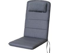 HOBBYGARDEN outdoor/indoor, Coussin d'assise, Coussin pour meubles de jardin, pour chaise ou chaise longue, coussin, canapé, 121 x 50 x 6 cm, Bleu marine