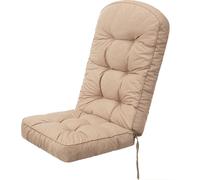 HOBBYGARDEN outdoor/indoor, Coussin d'assise, Coussin pour meubles de jardin, pour chaise ou chaise longue, Coussin, Canapé, 145 x 56 x 10 cm, Beige