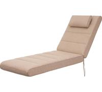 HOBBYGARDEN outdoor/indoor, Coussin d'assise, Coussin pour meubles de jardin, pour chaise ou chaise longue, Coussin, Canapé, 204 x 60 x 10 cm, Beige