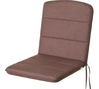 HOBBYGARDEN outdoor/indoor, Coussin d'assise, Coussin pour meubles de jardin, pour chaise ou chaise longue, coussin, canapé, 102 x 50 x 6 cm, Marron
