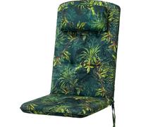 HOBBYGARDEN outdoor/indoor, Coussin d'assise, Coussin pour meubles de jardin, pour chaises ou chaises longues, Matelassé, Canapé, 121 x 50 x 6 cm, Herbe verte