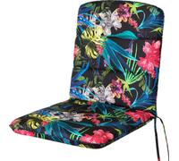 HOBBYGARDEN outdoor/indoor, Coussin de siège, Coussin pour meubles de jardin, pour chaise ou chaise longue, coussin, canapé, 102 x 50 x 6 cm, Feuilles colorées