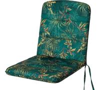 HOBBYGARDEN outdoor/indoor, Coussin de siège, Coussin pour meubles de jardin, pour chaise ou chaise longue, coussin, canapé, 102 x 50 x 6 cm, Herbe verte
