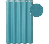 HOBBYGARDEN, Rideau étanche d'extérieur, Résistant aux intempéries, Coupe-vent, Protection visuelle, Balcon, Jardin, Véranda, Pergola, Facile à nettoyer, Bleu, 270x150 cm