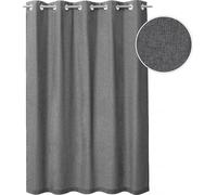 HOBBYGARDEN, Rideau extérieur imperméable, Résistant aux intempéries, Coupe-vent, Protection visuelle, Balcon, Jardin, Véranda, Pergola, Facile à nettoyer, Graphite, 210x150 cm
