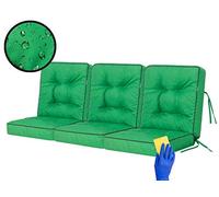 HOBBYGARDEN Vénus Coussins pour Palette, extérieur, balancelle, Banc de Jardin, avec Dossier. Imperméables et de qualité supérieure - Largeur d’Assise : 180 cm