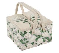 HobbyGift Boîte À Couture (Grand) Double Couvercle Carrée Hydrangea