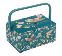 Hobbygift Couture Boîte (M) - Appliqué Oiseau Volière - Stockage - Mercerie