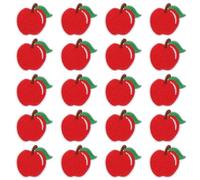 hobbyhub 20 Pcs Forme Pomme Vêtements Thermocollant Broderie Patch Patch Patch pour Décoration de Vêtements