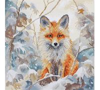 HobbyJobby Kit de point de croix compté "La chasseresse", 24x24cm