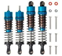 HobbyMarking Amortisseurs d'huile avant et arrière en aluminium pour Tamiya The Hornet/Grasshopper 2 RC Off-Road Car Upgrade Parts (bleu)