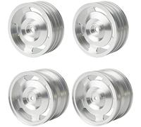 HobbyMarking Jantes de moyeu avant/arrière en aluminium pour voiture télécommandée Tamiya DT-02 DT-03 Châssis 1/10 tout-terrain