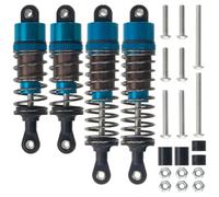 HobbyMarking Kit d'amortisseurs d'huile en aluminium pour châssis Tamiya ORV, The Frog/Subaru Brat/Monster Beetle 1/10 RC (bleu)