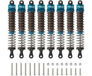 HobbyMarking Lot de 8 amortisseurs d'huile en aluminium pour Tamiya Bullhead Super Clod Buster