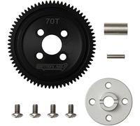 HobbyMarking RC Car 68T/70T Ensemble d'engrenages haute vitesse pour Tamiya TT-02 TT-02B TT-02D XV-01 Type-R #54500 Mise à niveau (70T Gear Set)
