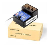 HOBBYMATE Flysky FS-BS6 Récepteur pour FS-GT5 Rc Radio Transmetteur/Télécommande 6 canaux avec système de stabilisation gyroscopique
