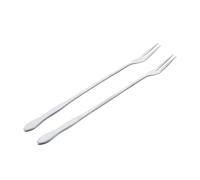 hobbyme Lot de 5 fourchettes à cornichons à olives pour cornichons, cornichons pour bocaux, fourchettes à cocktail, manche long, 20,3 cm