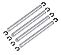 HobbyPark Lot de 4 goupilles de suspension 2,5 x 29 mm avec clips pour Traxxas Rustler/Stampede/Bandit 1/10