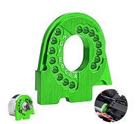 Hobbypark Plaque de moteur en aluminium pour supports de moteur Traxxas TRX4 TRX6 (vert)