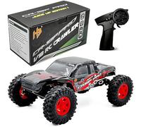 HobbyPlus CR-18P PRO Brushless Juice Up Edition RTR w HBW Electronics, 2,4 GHz 4CH TX - Crawler RC Rock Crawler 1/18 Full Lock 4WD Off-Road pour adultes (Rouge (HBP1810360-JURD))