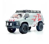 HOBBYPLUS CR18P EVO 2 RockVan RC Crawler - Mini chenille RC à l'échelle 1/18 avec transmission à deux vitesses, engrenages entièrement métalliques, plateforme EVO évoluée, prêt à fonctionner, style