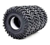 HOBBYSOUL Lot de 4 pneus tout-terrain 1.0 58 mm TRX4M SCX24 | Pneu super doux et collant de 2,5 cm, pièces de rechange de qualité supérieure pour camions à chenilles RC 1/18 et 1/24