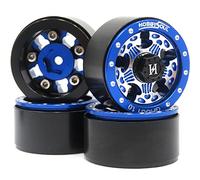 hobbysoul Lot de 4 roues Beadlock Heavy 1.0 Poids 20 g/Jantes pour Crawler RC Crawler Axial SCX24/Traxxas 1/18 TRX4M