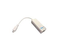 HOBBYTECH Adaptateur Micro USB 2.0 Mâle vers Ethernet RJ45 Femelle Réseau LAN Thunderbolt Compatible TV