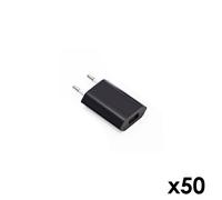Hobbytech - Lot De 50 Adaptateurs Secteur Usb - 1a - Noir