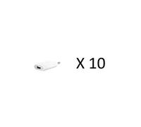 Hobbytech - Pack de 10 Adaptateurs secteur USB - 1A - Blanc