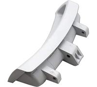 HOBBYTECH Poignée de tirage pour lave-linge - Compatible CANDY - 43005615 - Blanc - Acier inoxydable