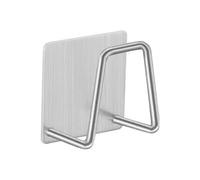 HobbyTech Porte éponge adhésif en inox pour cuisine, évier, étagère lot de 2