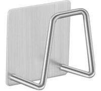 HobbyTech Porte éponge adhésif en inox pour cuisine, évier, étagère lot de 2