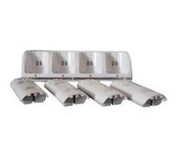 Hobbytech - quadruple chargeur pour wiimote avec 4 batteries - blanc BLANC G