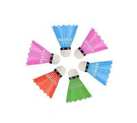 HobbyTech Volants de Badminton Haute Qualité Multicolor Résistance et Durabilité Accru Balles de Badminton pour Entraînement Match et Exercice Haute Elasticité Pack de 6