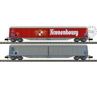 HOBBYTRAIN 23470 - Échelle N 1:160 - Ensemble De 2 Wagons Marchandises Type SNCF