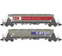 Hobbytrain H23479 Lot de 2 Sinohagen Taggnpps de la SBB Cargo