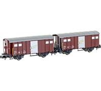 Hobbytrain H24251 Lot de 2 wagons de marchandises couverts K3 de la SBB