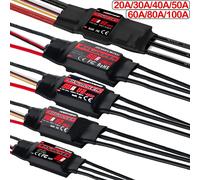 Hobbywing Skywalker 20a/30a/40/50a/60/80a/100a/contrôleur de vitesse Esc sans brosse avec Ubec pour hélicoptère d'avion quadrirotor Rc Fpv 40A V2