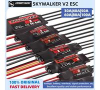 Hobbywing Skywalker V2 20A 30A 40A 50A 60A 80A 100A contrôleur de vitesse ESC BEC sans brosse avec rupture inversée pour aile fixe RC 40A V2