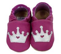 Hobea Germany Chaussons Bébé en Cuir Doux Single-Couleur Design
