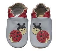 HOBEA-Germany Chaussures rampantes pour garçons et filles dans différents modèles (18/19 EU, Gris coccinelle)