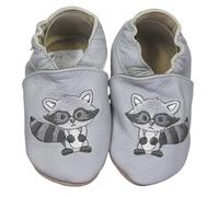 HOBEA-Germany Chaussures rampantes pour garçons et Filles dans différents modèles:20/21 (24-30 Mois) Raton Laveur Gris