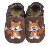 HOBEA-Germany Chaussures rampantes pour garçons et Filles dans différents modèles: 24/25 (12-18 Mois) Renard Brun foncé