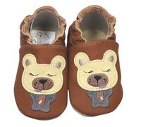 HOBEA-Germany Chaussures rampantes pour garçons et filles dans différents modèles (24/25 EU, Ours brun)